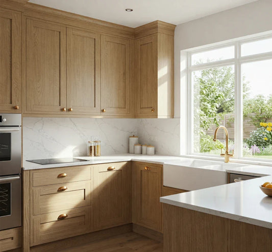 Natural Harmony: The Best Countertop Materials to Pair with Warm White Oak Cabinets