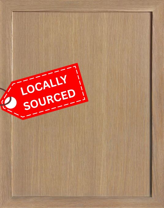 Natural Oak Slim Shaker Cabinets