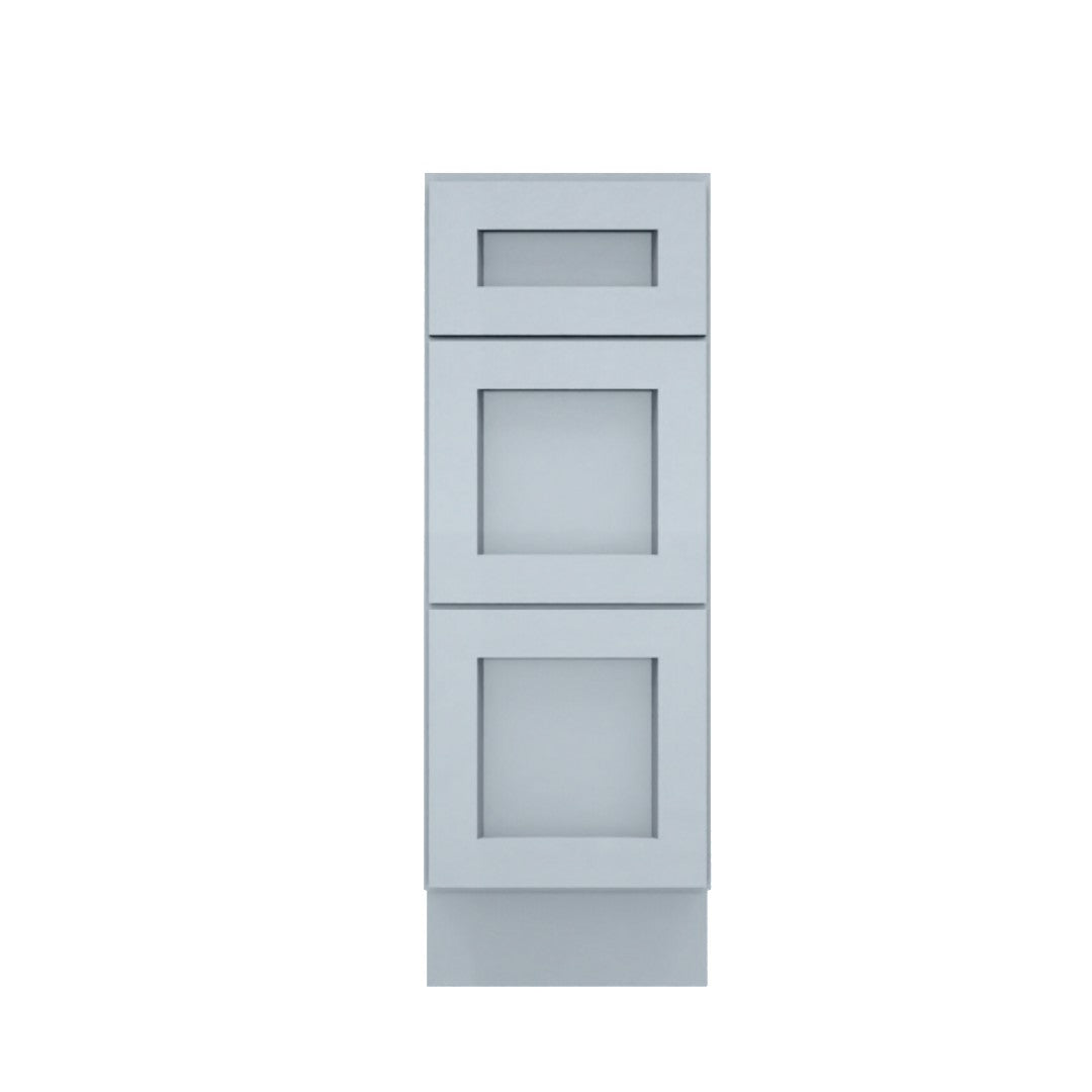 Clearance Gray Shaker Vanity Drawer Base