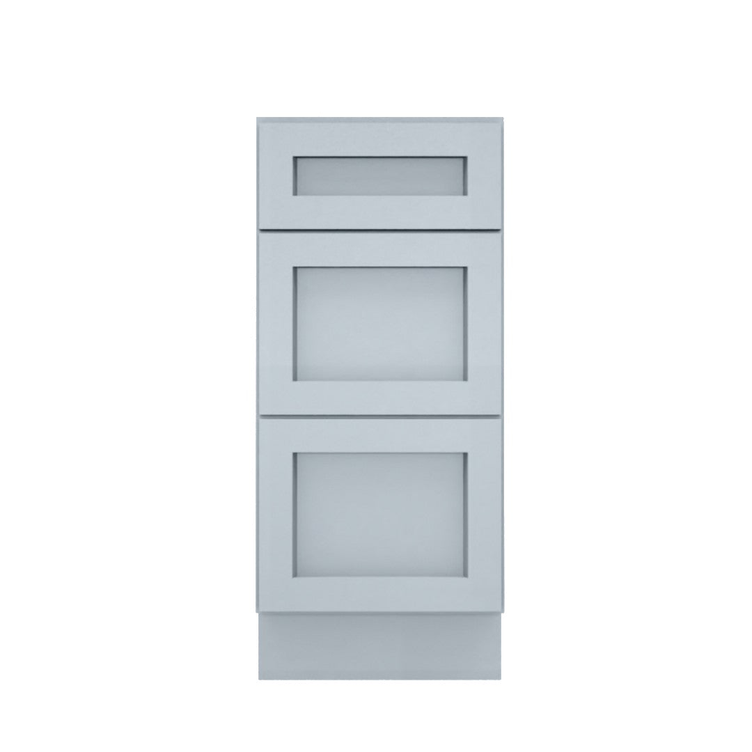 Clearance Gray Shaker Vanity Drawer Base