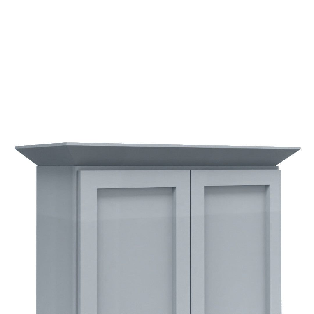 Clearance Gray Shaker Angle Crown Molding