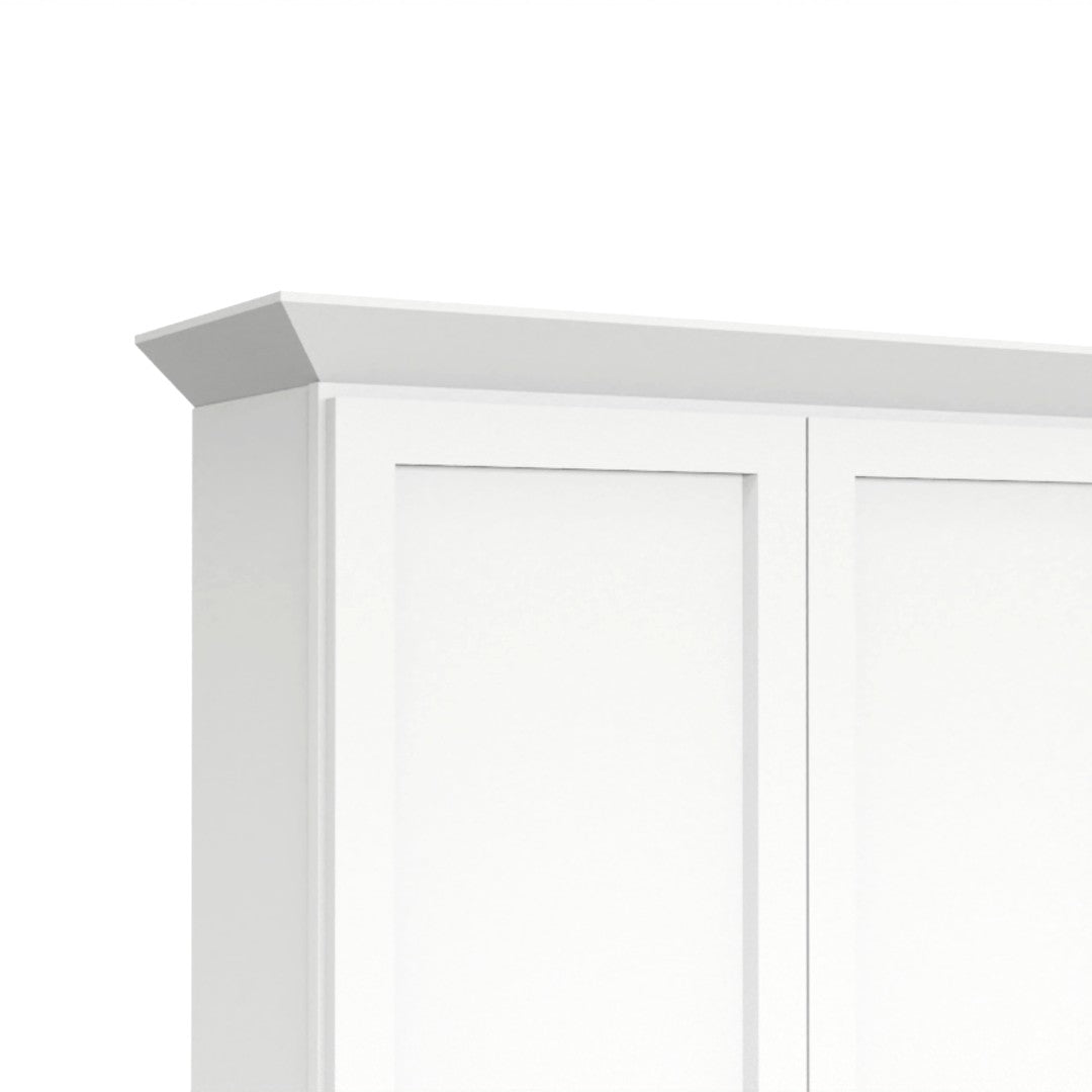 Clearance White Shaker Angle Crown Molding