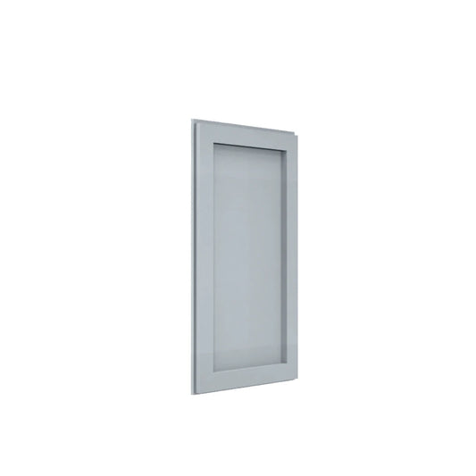 Clearance Gray Shaker Wall Angle Cabinet