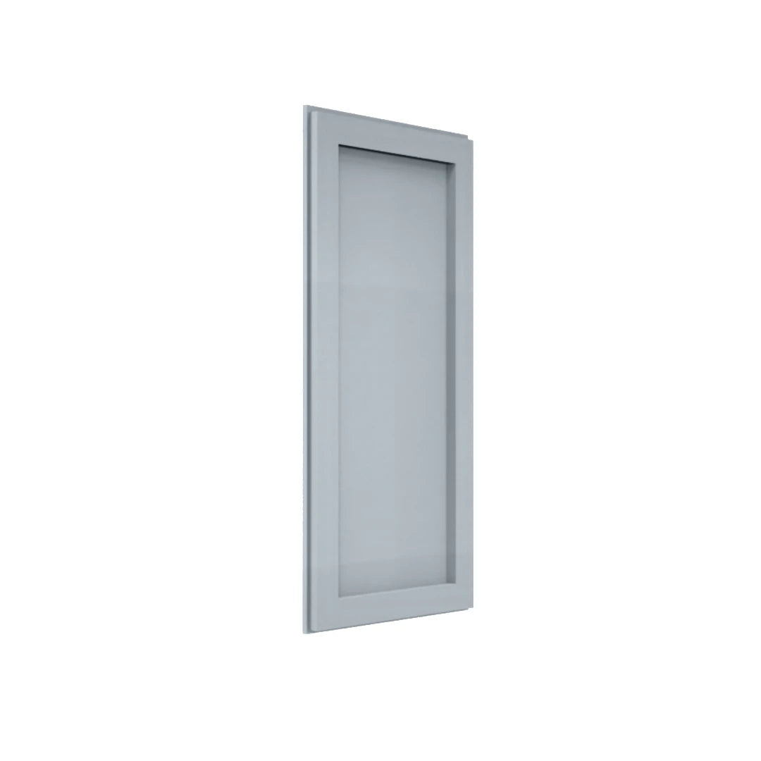 Clearance Gray Shaker Wall Angle Cabinet