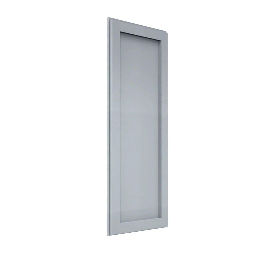 Clearance Gray Shaker Wall Angle Cabinet