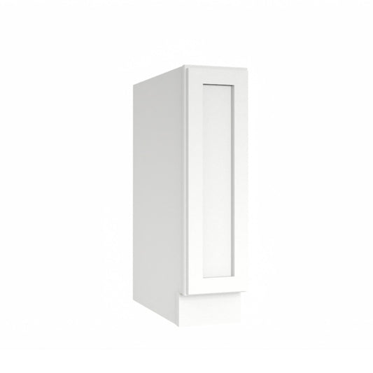 White Shaker Base Cabinet 9"
