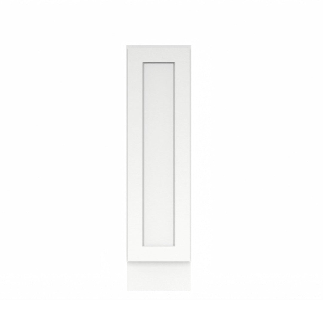 Clearance White Shaker Base Cabinet 9"