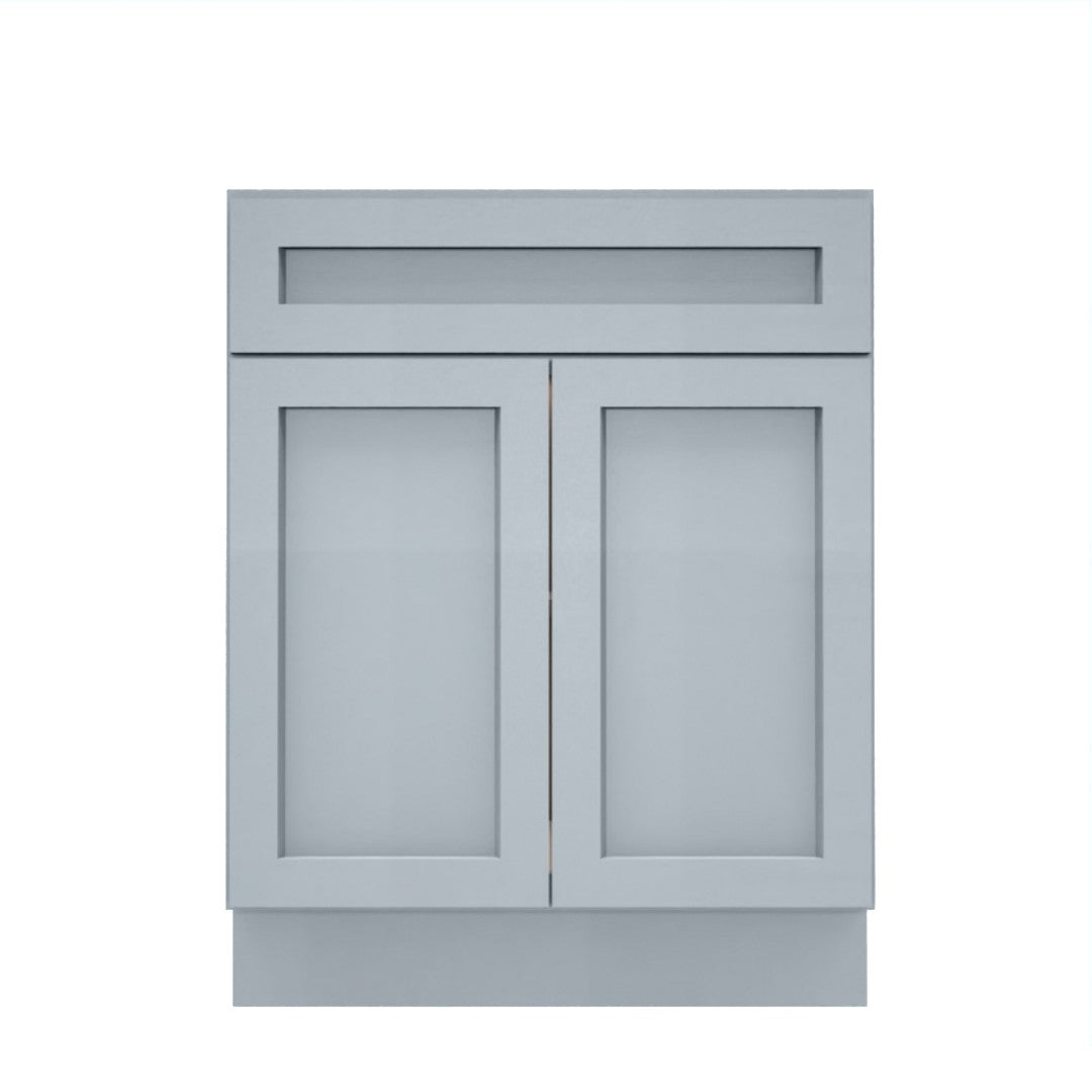 Clearance Gray Shaker Sink Base cabinets 27" - 42"