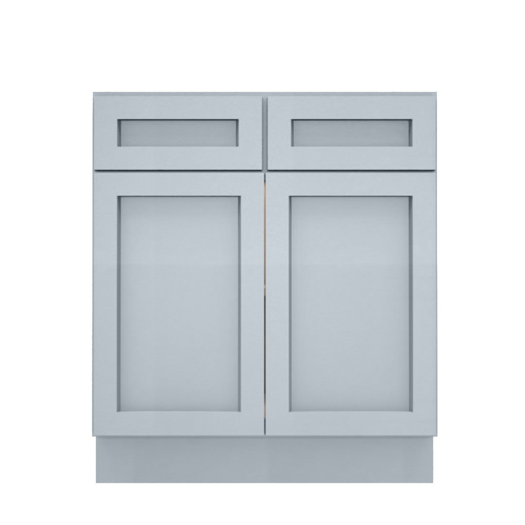 Clearance Gray Shaker Sink Base cabinets 27" - 42"