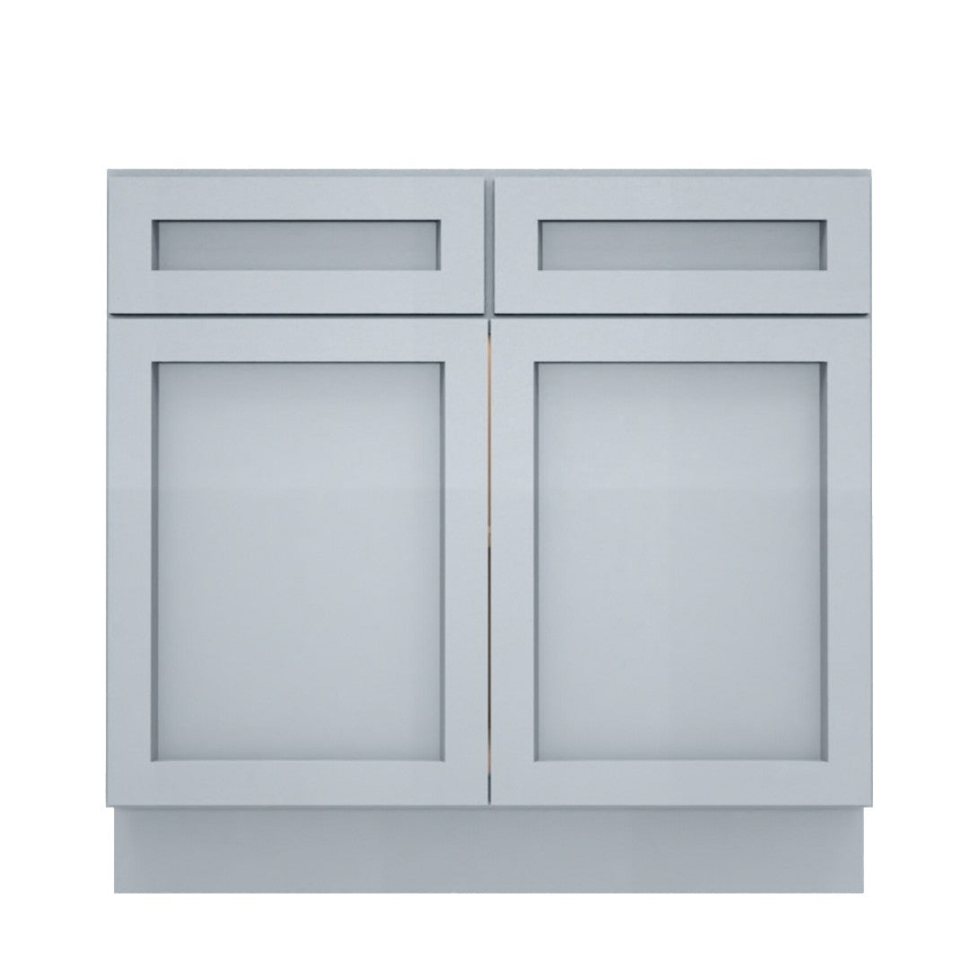 Clearance Gray Shaker Sink Base cabinets 27" - 42"