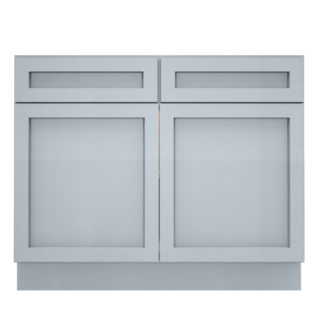 Clearance Gray Shaker Sink Base cabinets 27" - 42"