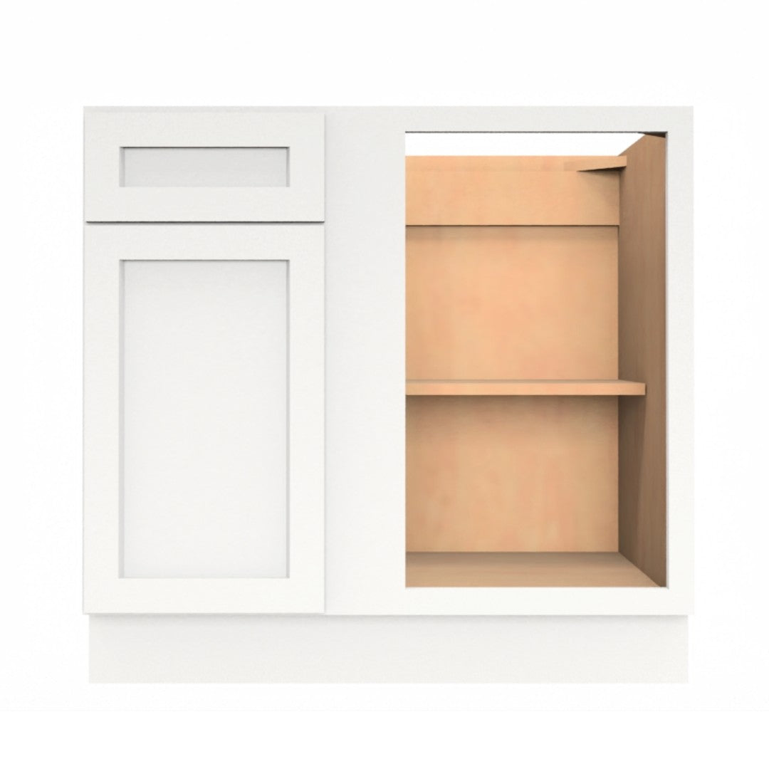 Clearance White Shaker Base Blind Corner Cabinet