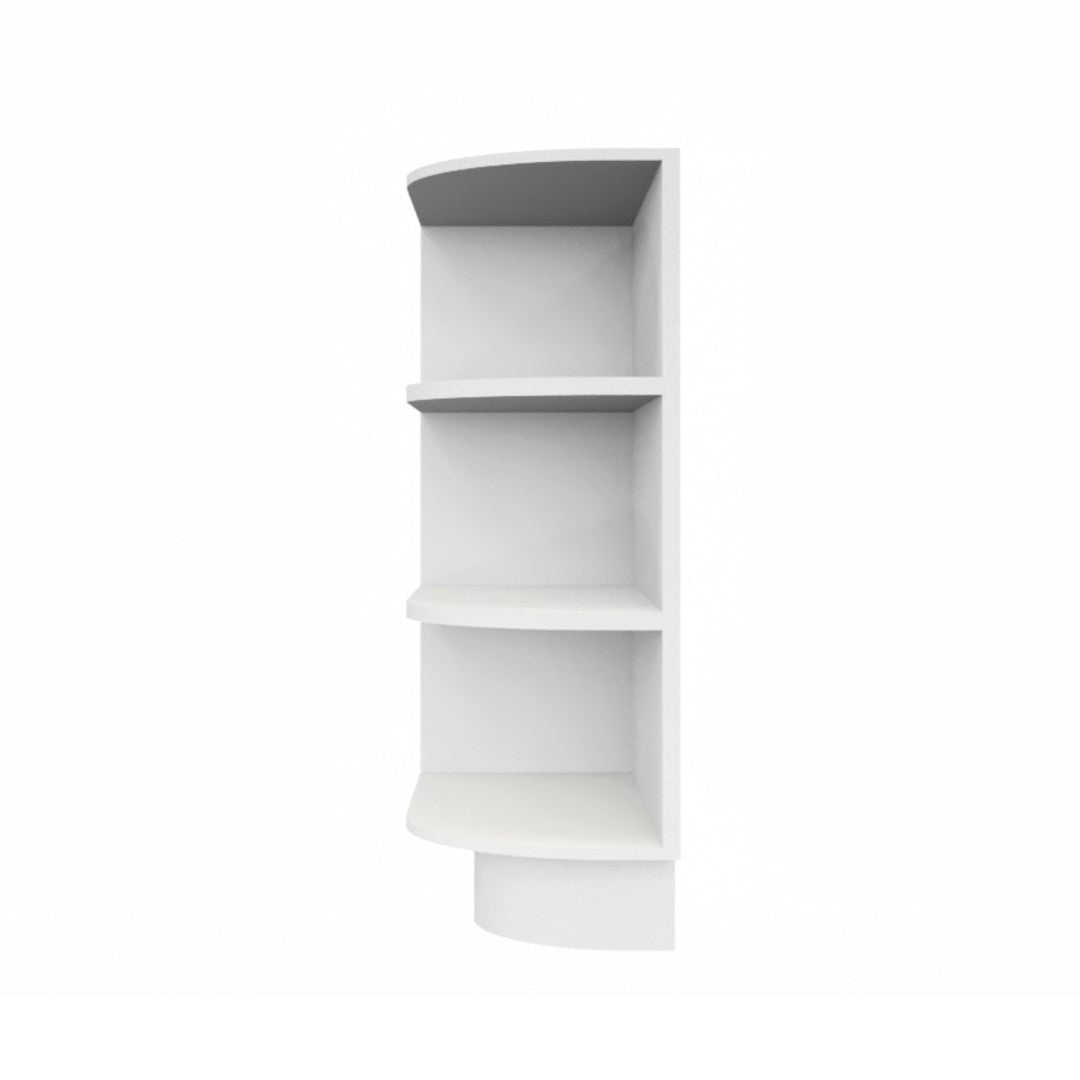 Clearance White Shaker Base End Shelf Cabinet 12"
