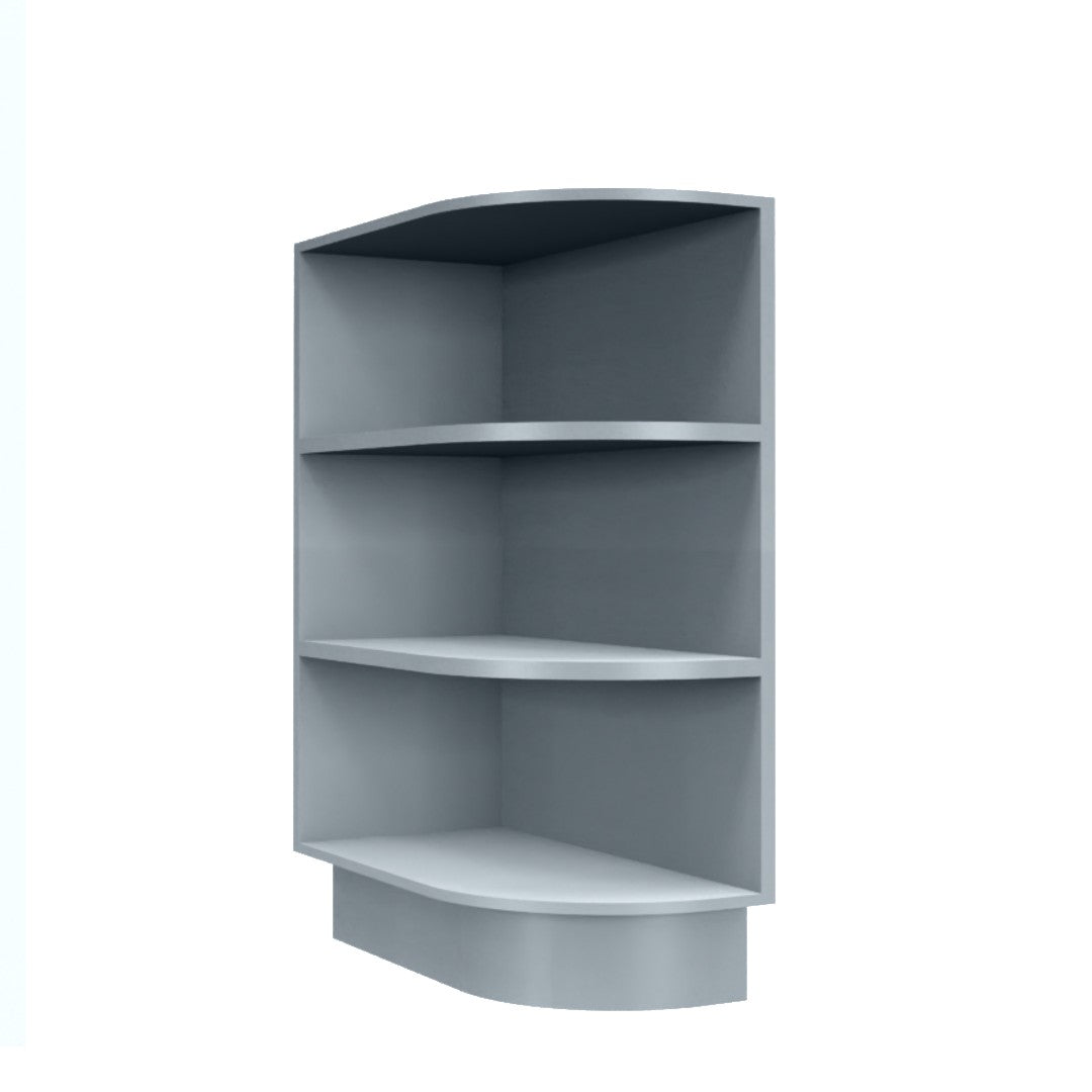Clearance Gray Shaker Base End Shelf Cabinet 12"