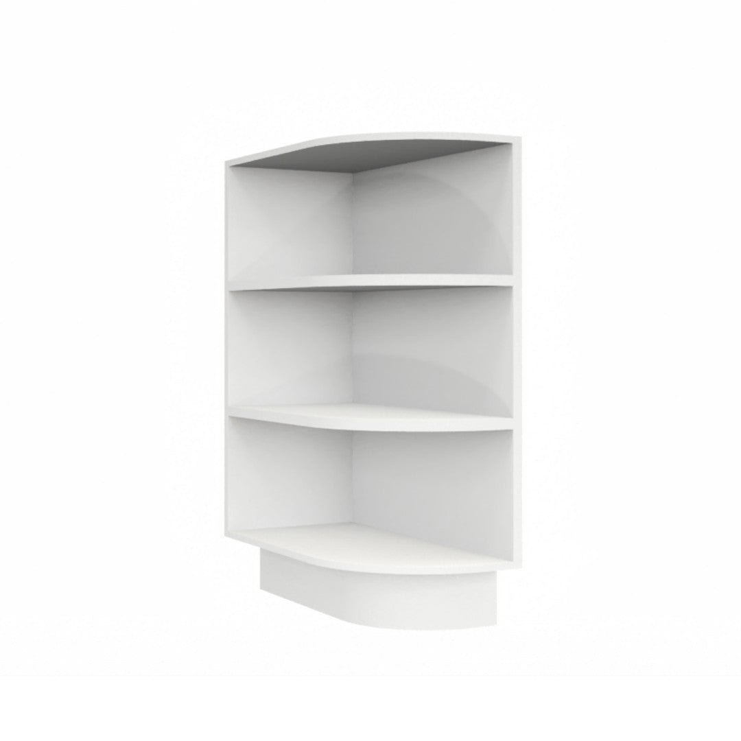 Clearance White Shaker Base End Shelf Cabinet 12"