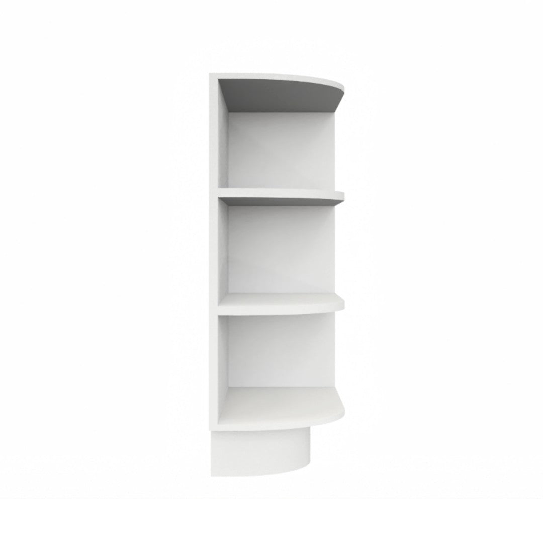 Clearance White Shaker Base End Shelf Cabinet 12"