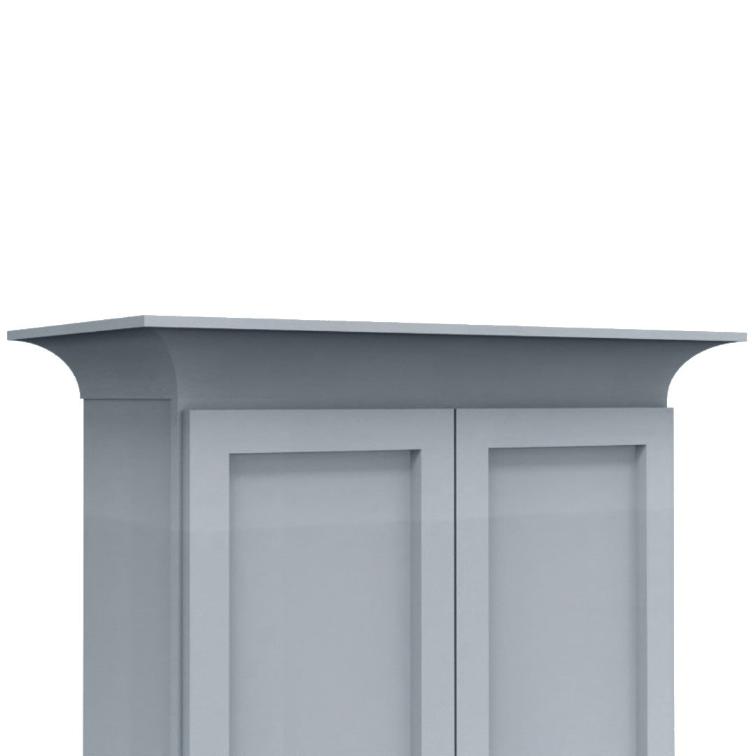 Clearance Gray Shaker Cove Crown Molding