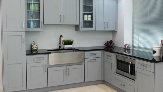 Clearance Gray Shaker Crown Molding