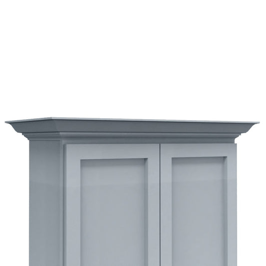 Clearance Gray Shaker Decorative Crown Molding