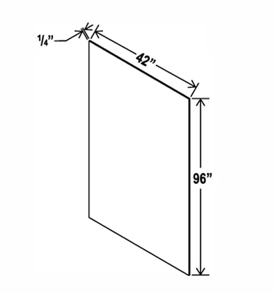 Clearance White Shaker Finished Plywood Panel