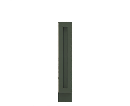 Forest Green Shaker Base Spice Rack Pullout 06" - 09"