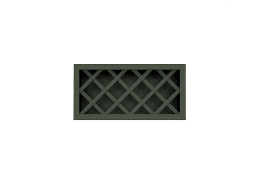 Forest Green Shaker Wine Rack