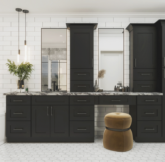 Iron Black Shaker Dishwasher Side Panel