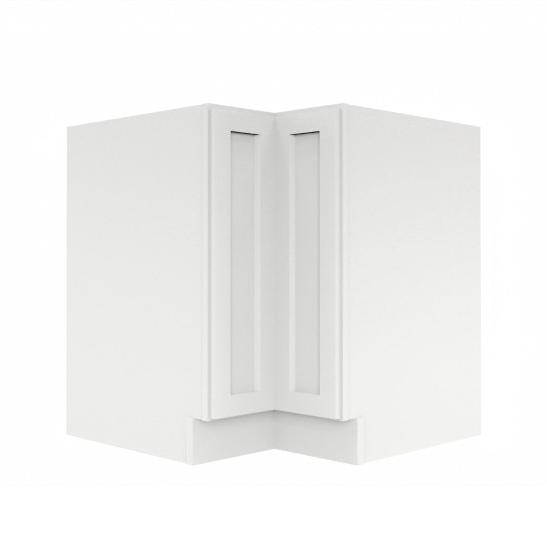 Clearance White Shaker Base Corner Easy Reach Cabinet 33"-36"