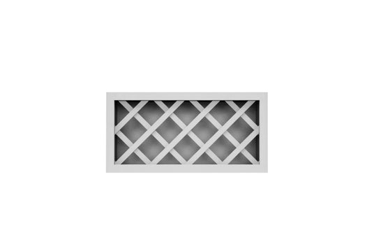 Luna (Light) Gray Shaker Wine Rack