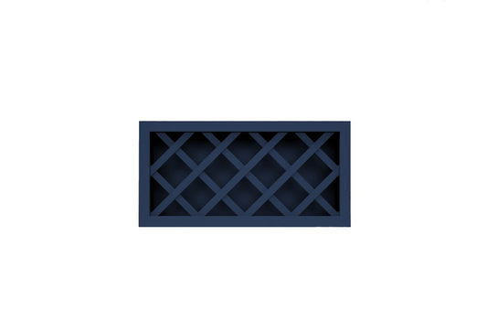 Navy Blue Shaker Wine Rack