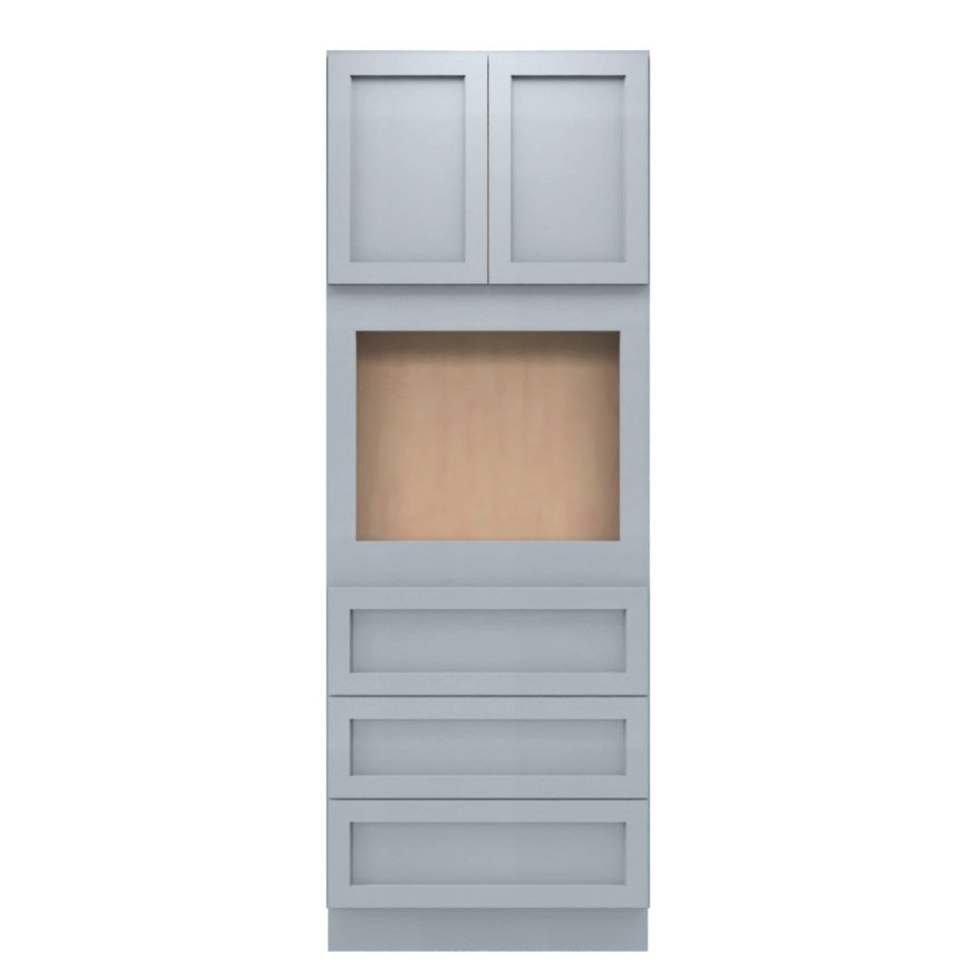 Clearance Gray Shaker Tall Oven Cabinet
