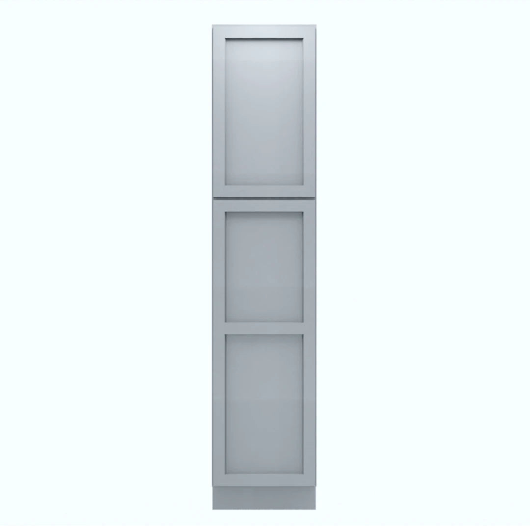Clearance Gray Shaker Tall Pantry Cabinets
