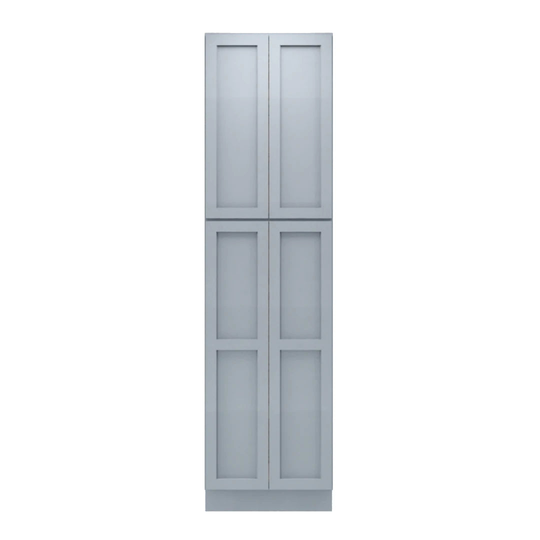 Clearance Gray Shaker Tall Pantry Cabinets