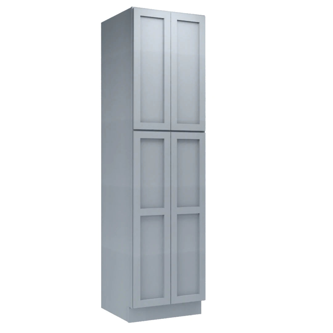 Clearance Gray Shaker Tall Pantry Cabinets