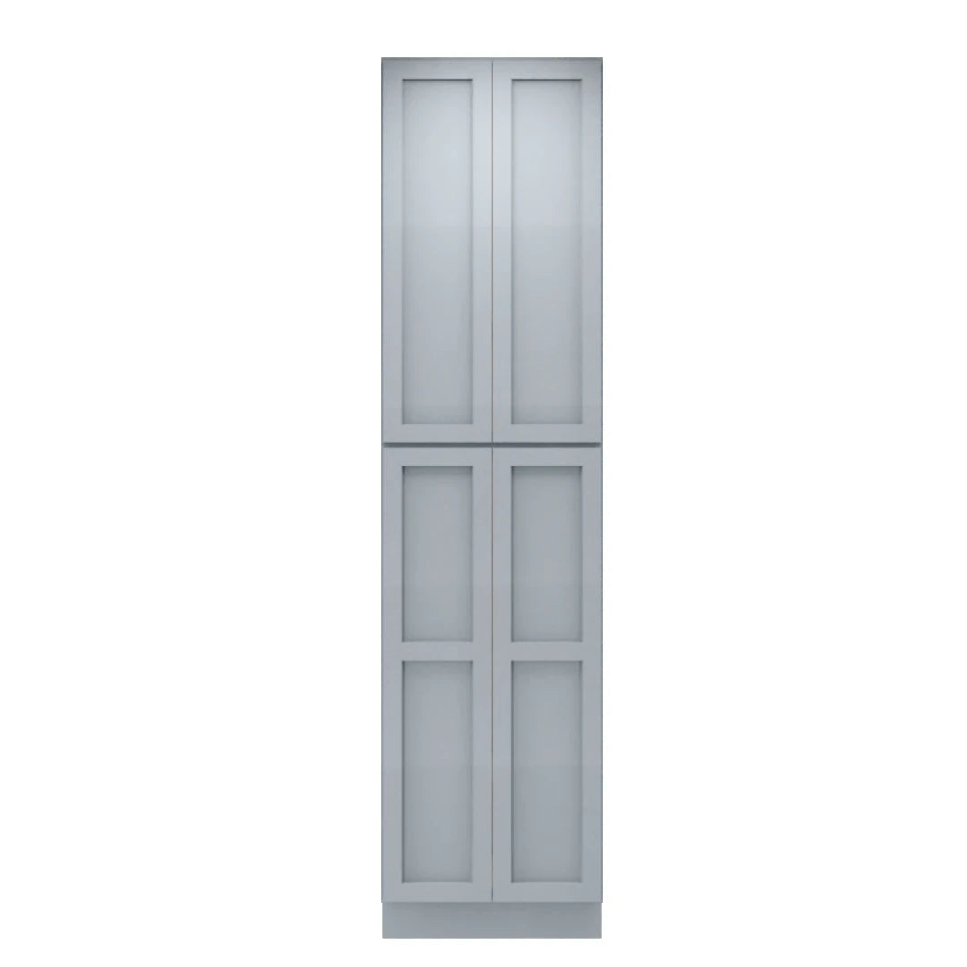 Clearance Gray Shaker Tall Pantry Cabinets