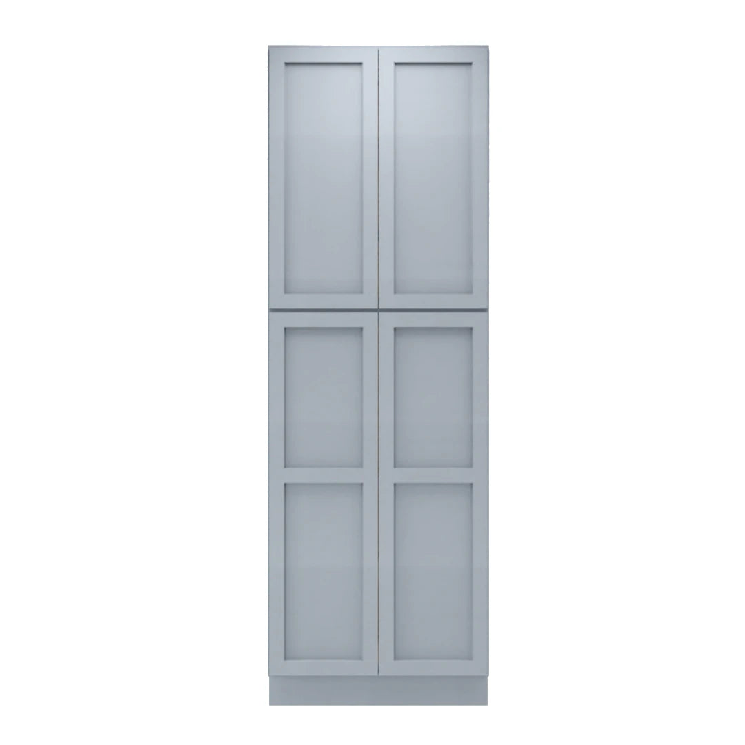 Clearance Gray Shaker Tall Pantry Cabinets