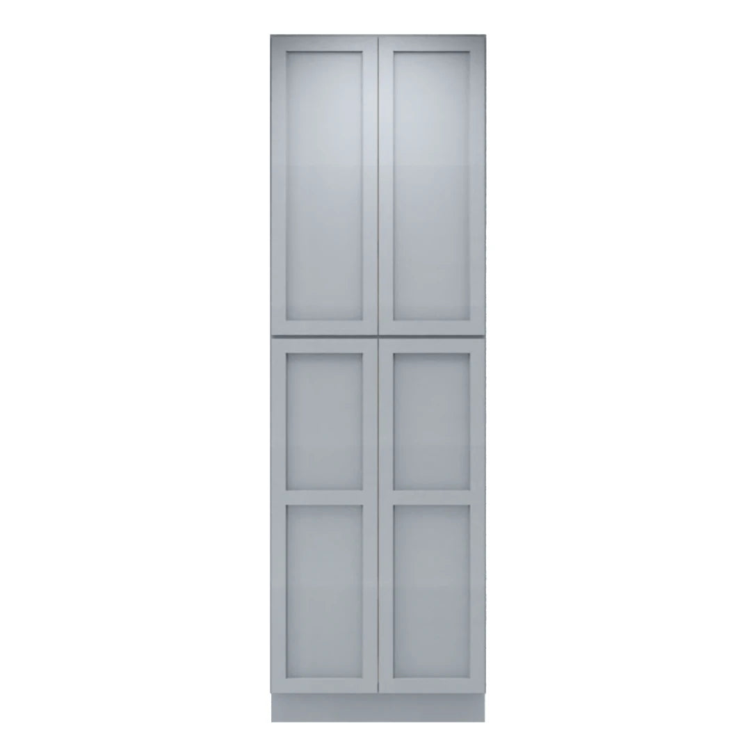 Clearance Gray Shaker Tall Pantry Cabinets