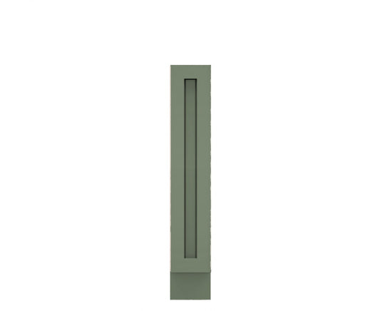 Sage Green Shaker Base Spice Rack Pullout 06" - 09"