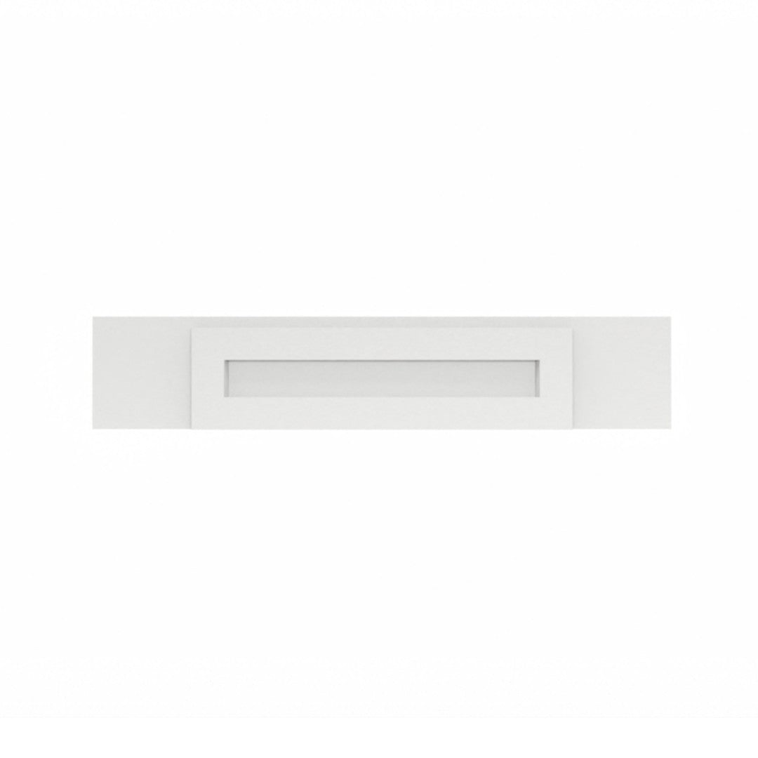 Clearance White Shaker Vanity Knee Drawer