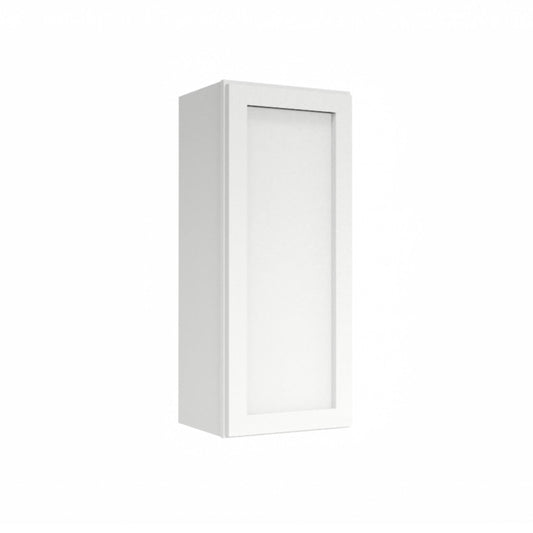 White Shaker Wall Cabinets 36" Tall - Single Door
