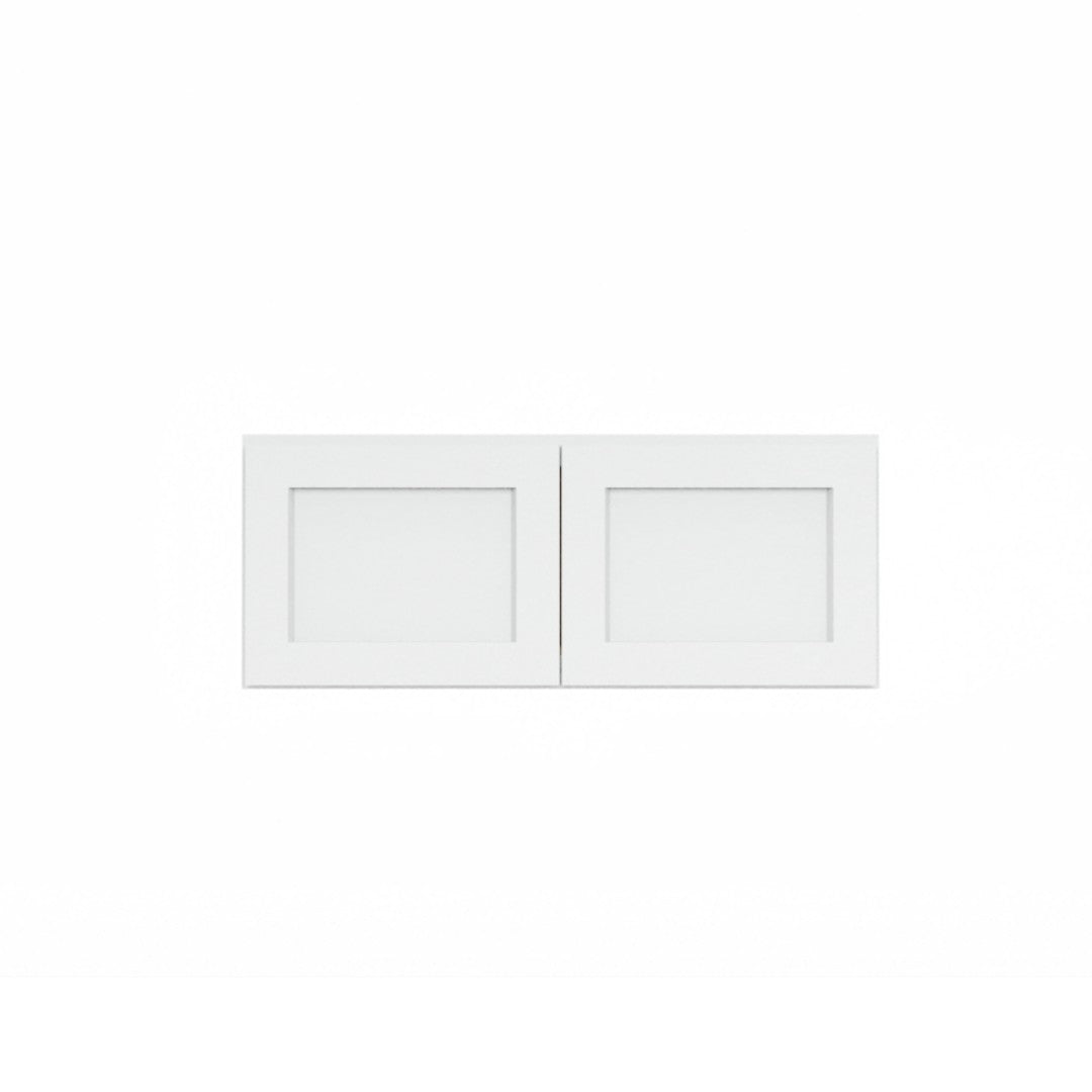 Clearance White Shaker Wall Bridge Cabinets - 12" Deep