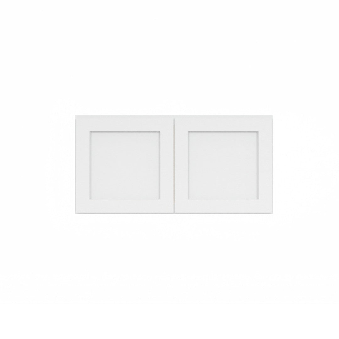 Clearance White Shaker Wall Bridge Cabinets - 12" Deep