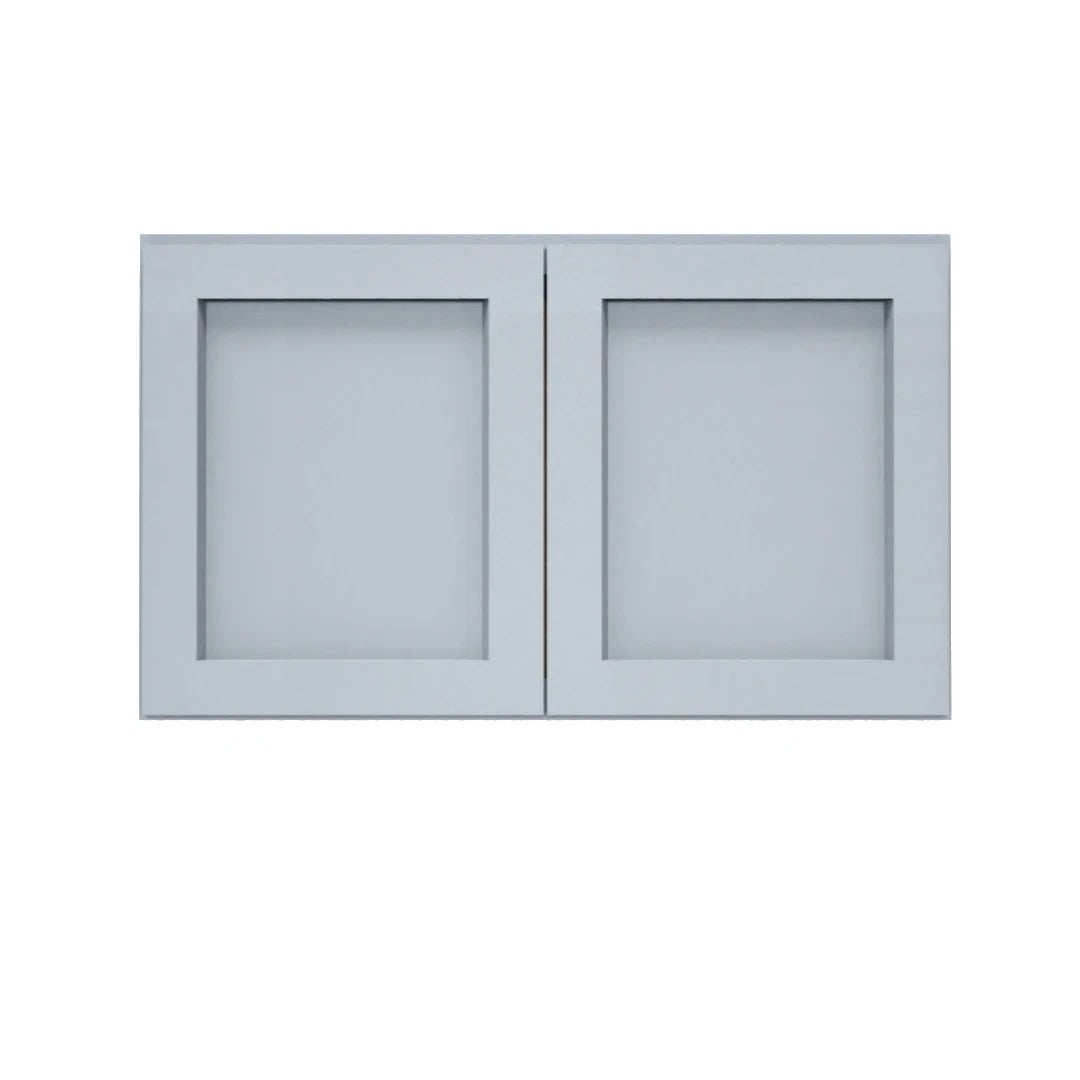 Clearance Gray Shaker Wall Bridge Cabinets - 12" Deep