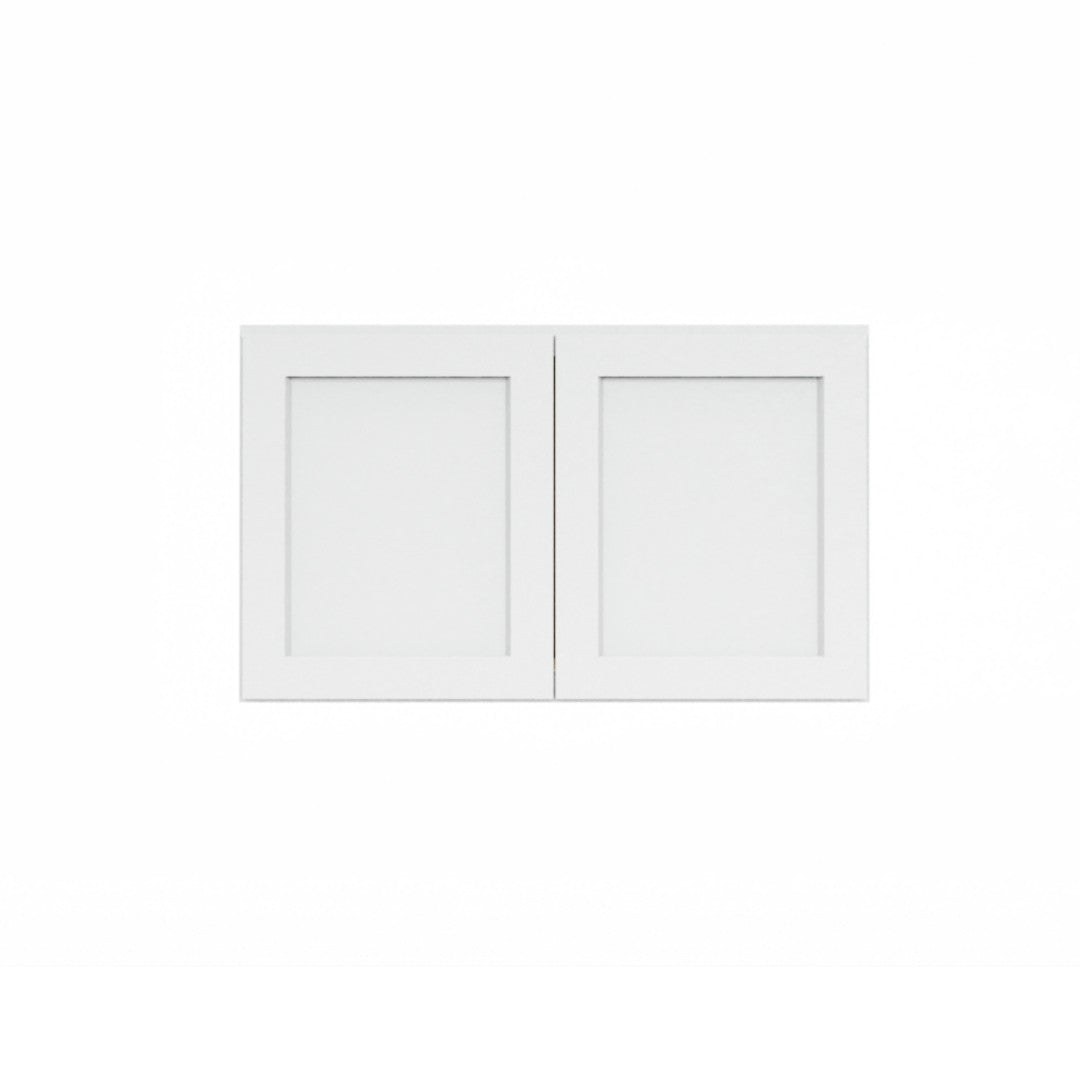 Clearance White Shaker Wall Bridge Cabinets - 12" Deep
