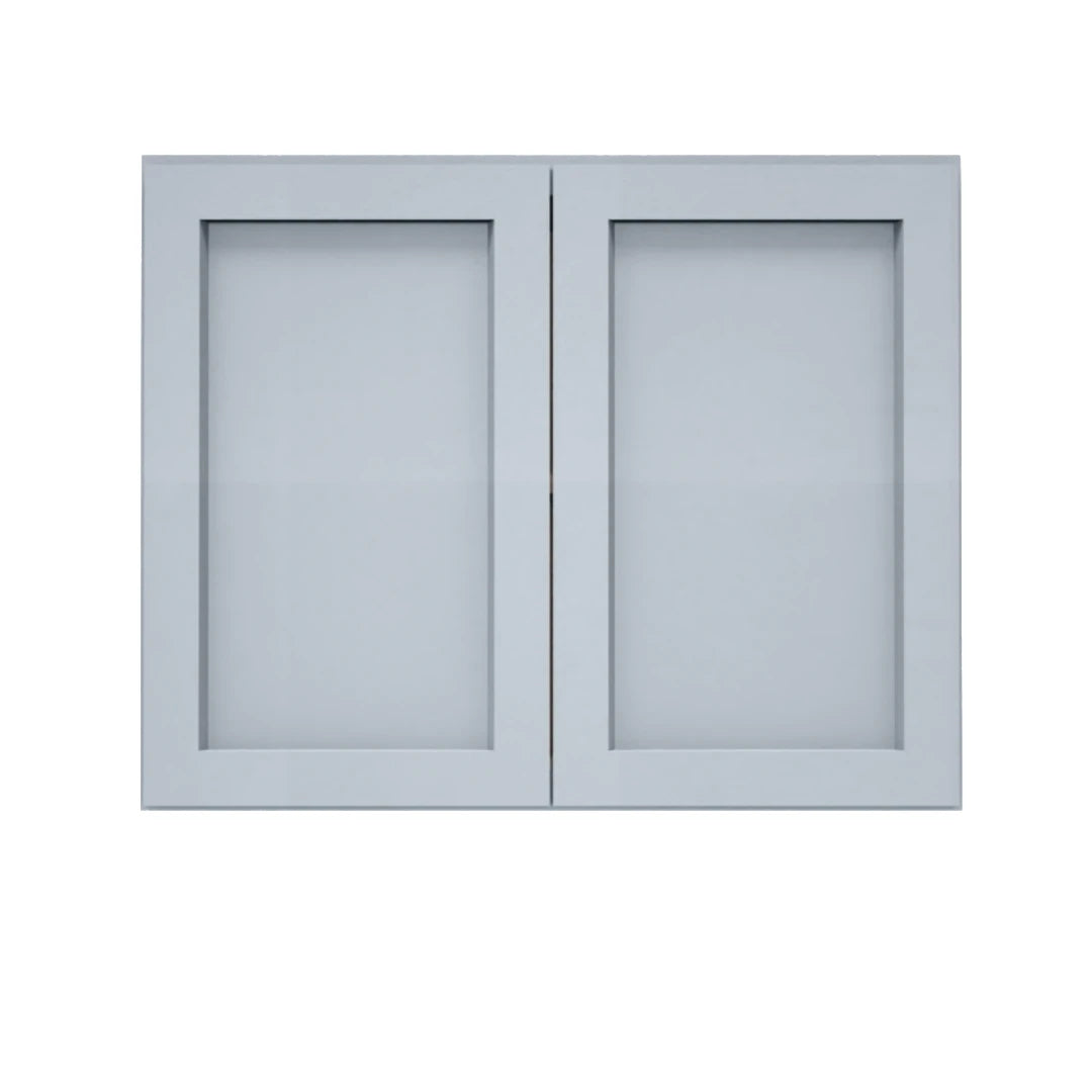 Clearance Gray Shaker Wall Bridge Cabinets - 12" Deep