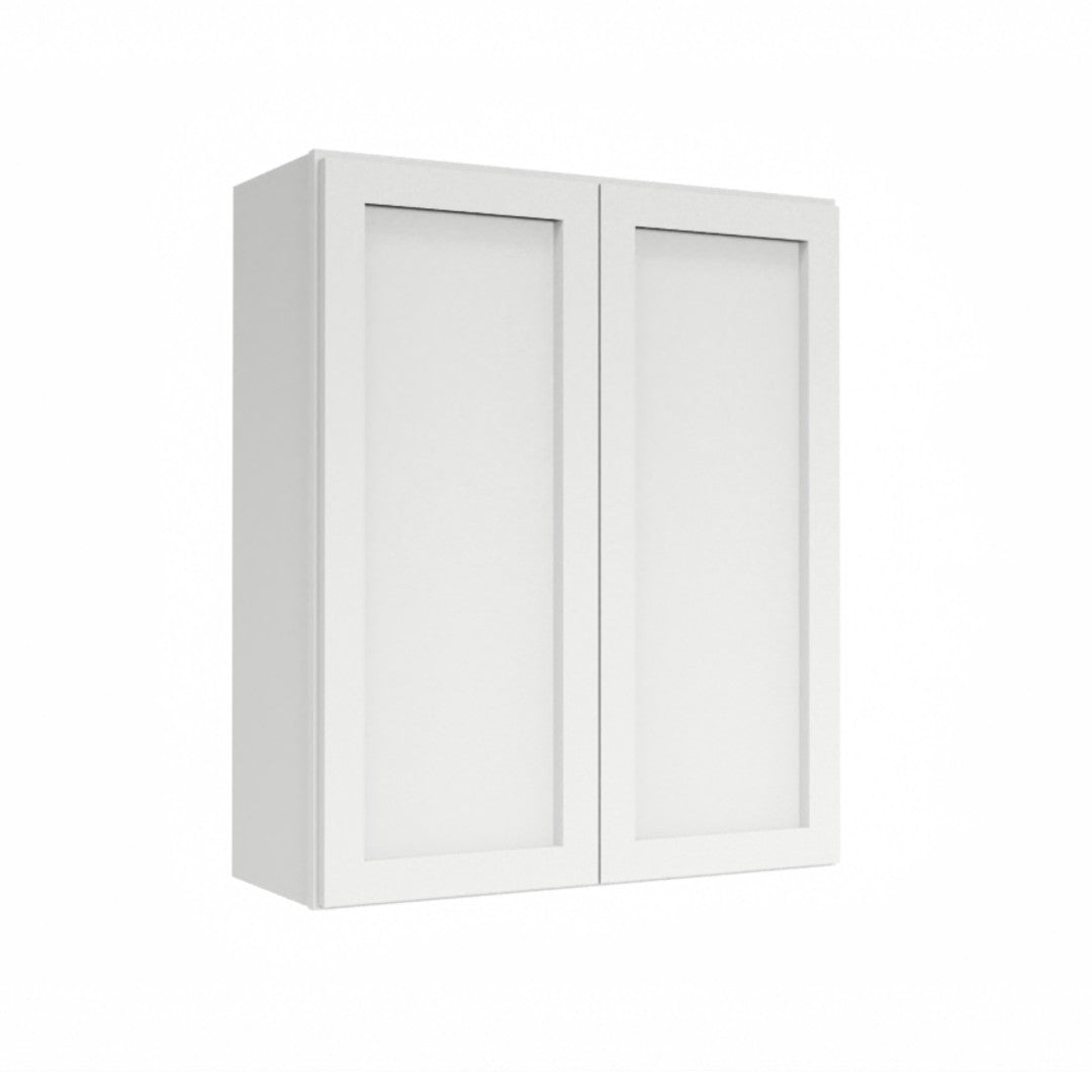 Clearance White Shaker Wall Cabinets 36" Tall - Double Door