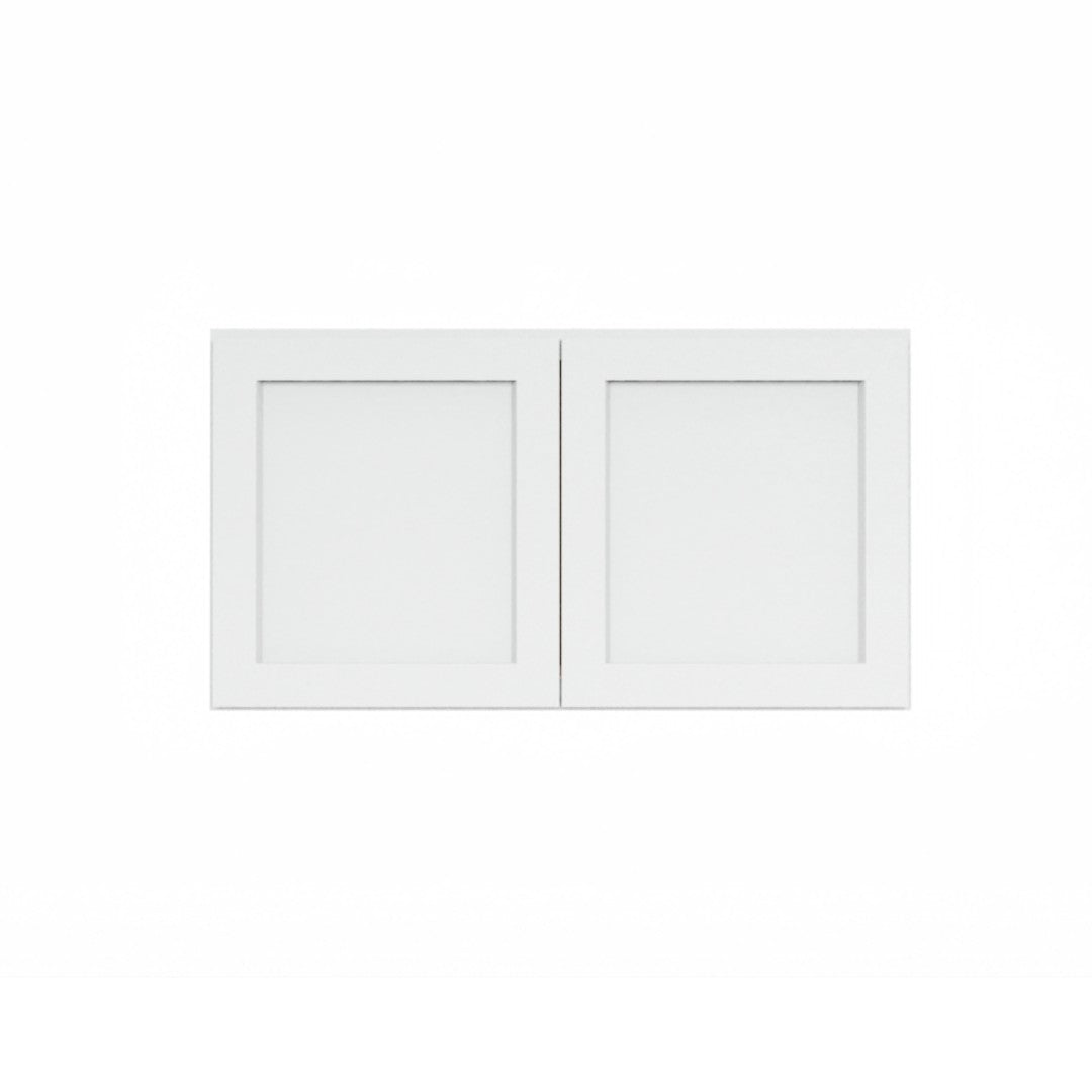Clearance White Shaker Wall Bridge Cabinets - 12" Deep