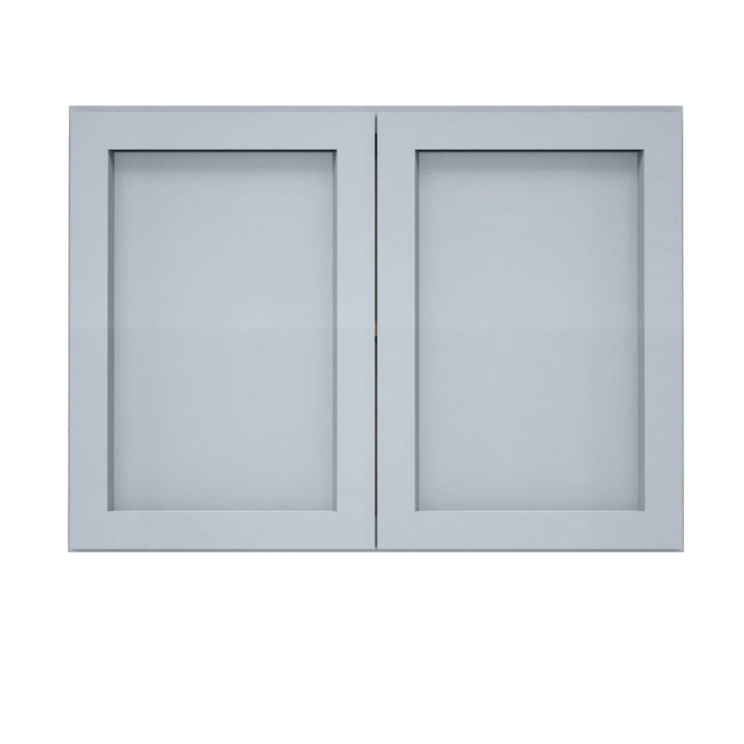Clearance Gray Shaker Wall Bridge Cabinets - 12" Deep