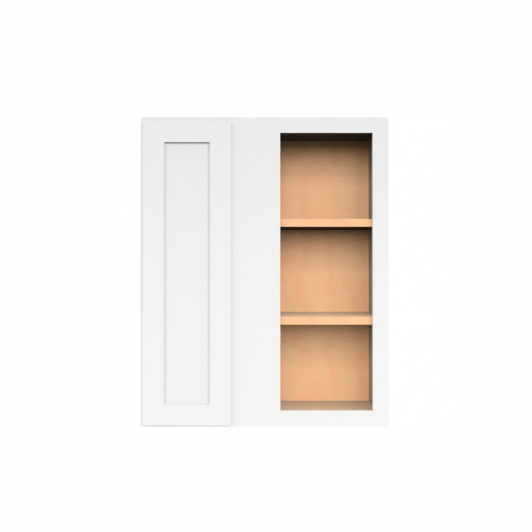 Clearance White Shaker Wall Blind Corner Cabinet 30" Tall