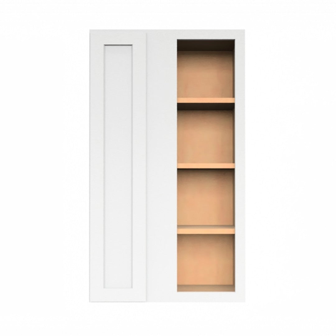 Clearance White Shaker Wall Blind Corner Cabinet 42" Tall